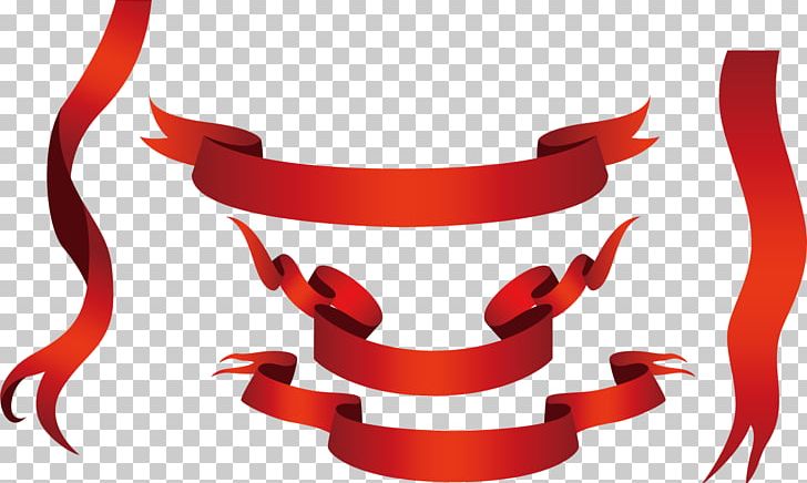 Beautiful Red Ribbon PNG, Clipart, Beauty Salon, Clip Art, Gift Ribbon, Happy Birthday Vector Images, Material Free PNG Download