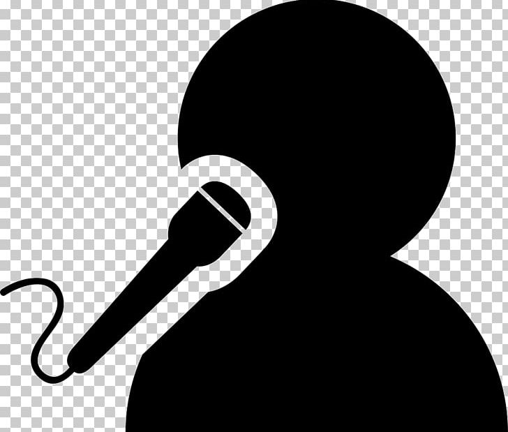 Microphone Computer Icons Singing PNG, Clipart, Audio, Audio Equipment, Black, Black And White, Brand Free PNG Download