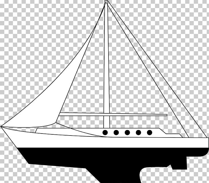 Sailboat Sailing Ship PNG, Clipart, Angle, Baltimore Clipper, Black And White, Boat, Boating Free PNG Download