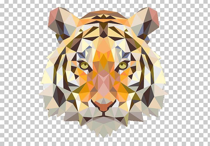 Tiger Geometry Felidae Triangle Shape PNG, Clipart, Animals, Art, Big Cats, Dribbble, Felidae Free PNG Download