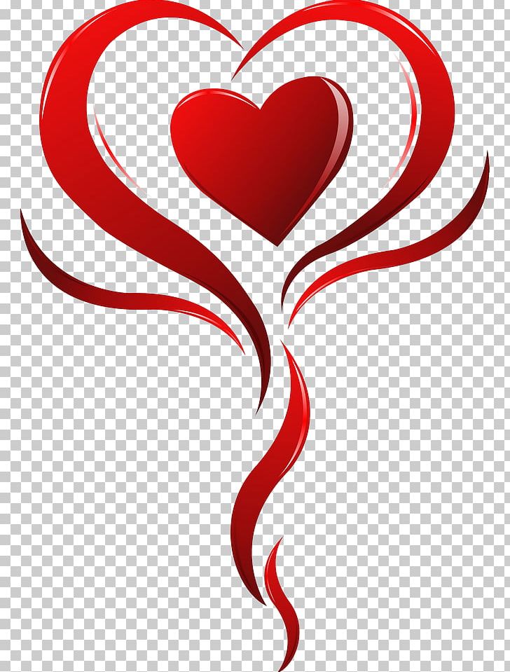 Valentine's Day Line Flower PNG, Clipart,  Free PNG Download