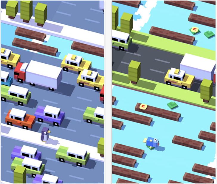 Crossy Road Frogger Video Game Android PNG, Clipart, Android, Angle, App Store, Arcade Game, Crossy Road Free PNG Download