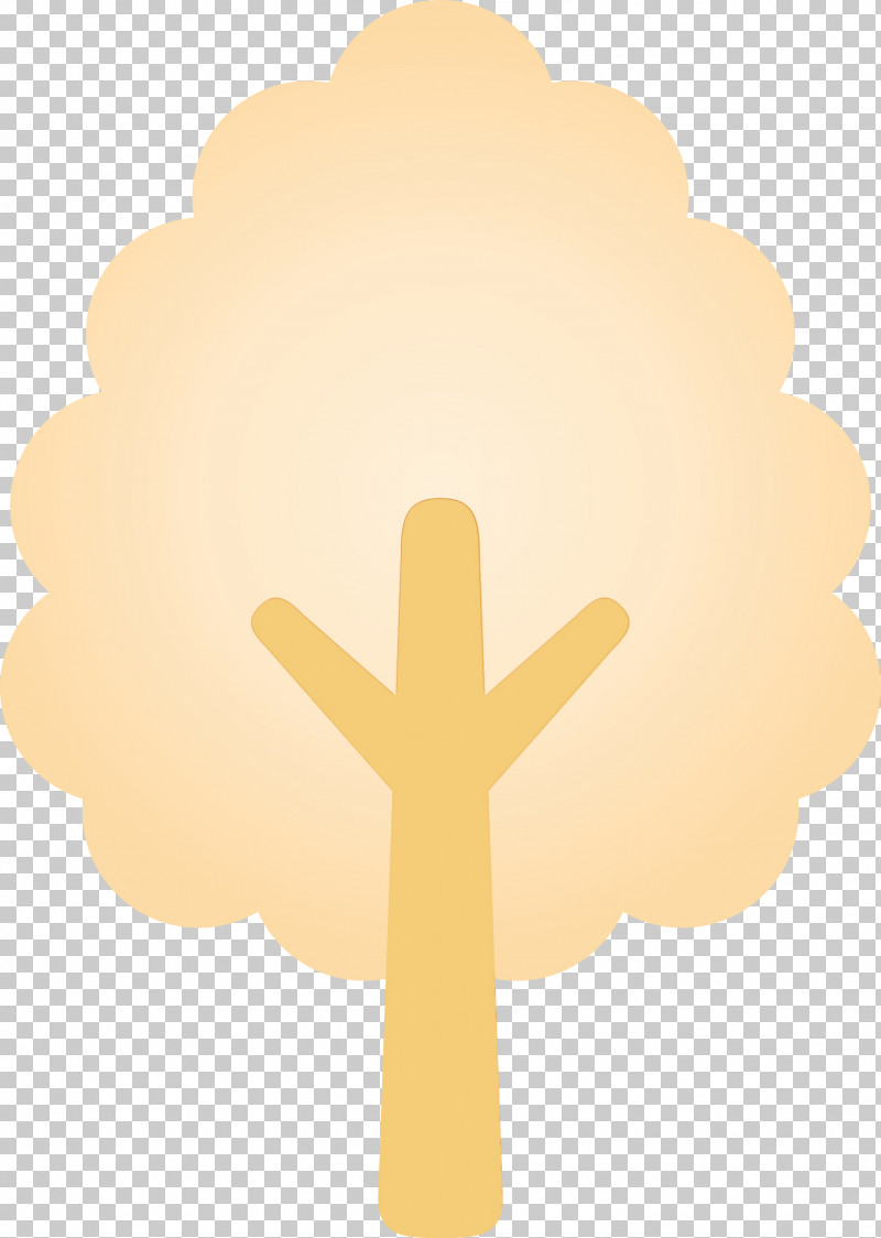 Yellow Cloud Cross Symbol Tree PNG, Clipart, Abstract Tree, Beige, Cartoon Tree, Cloud, Cross Free PNG Download
