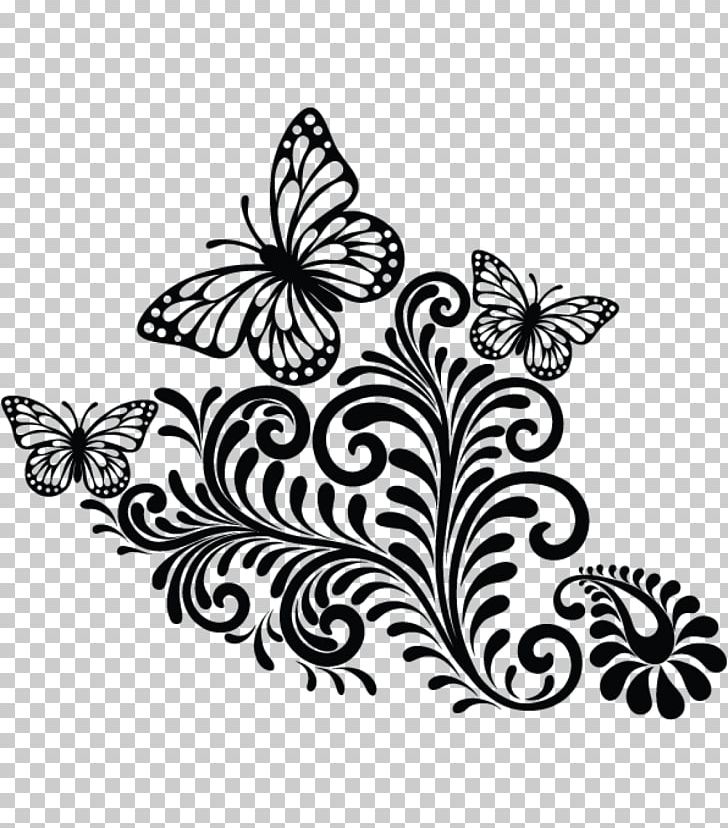 Drawing Black And White Photography Stencil PNG, Clipart, Art, Black, Black And White, Butterfly, Decorative Arts Free PNG Download