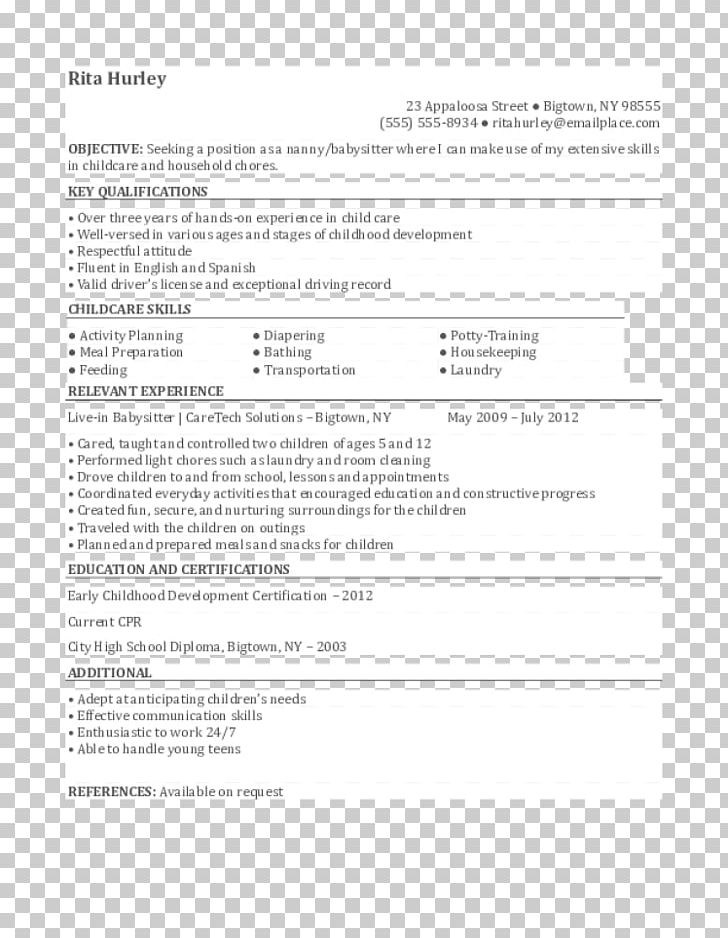 Résumé Cover Letter Child Care Application For Employment Nanny PNG, Clipart, Application For Employment, Area, Brand, Care Work, Child Care Free PNG Download