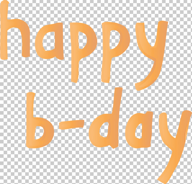 Orange PNG, Clipart, Calligraphy, Happy B Day Calligraphy, Line, Logo, Orange Free PNG Download