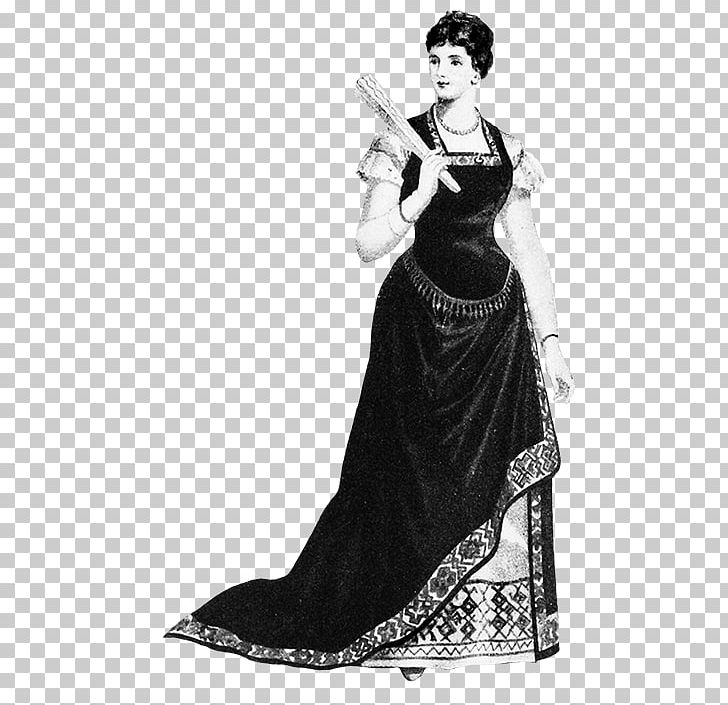 Dress Victorian Fashion Clothing Victorian Era PNG, Clipart, Black And White, Clothing, Costume, Costume Design, Drawing Free PNG Download