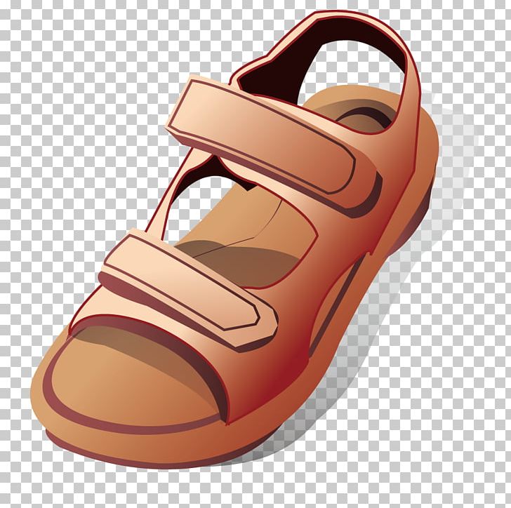 Sandal Shoe Flip-flops Euclidean PNG, Clipart, Balloon, Beige, Boot, Boy Cartoon, Brown Free PNG Download