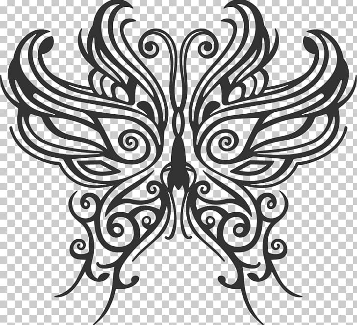 Butterfly Wall Decal PNG, Clipart, Art, Artwork, Black, Black And White, Butterfly Tattoo Free PNG Download