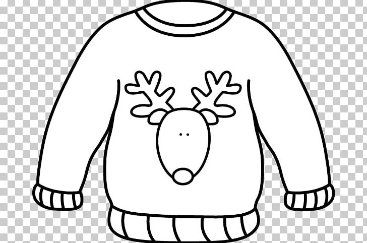 Sweater Christmas Jumper White Cardigan PNG, Clipart, Black, Black And White, Cardigan, Child, Christmas Free PNG Download
