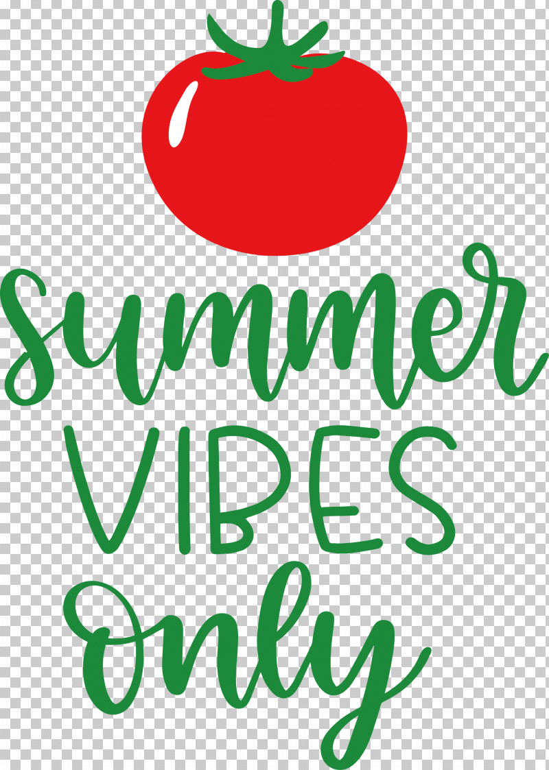 Summer Vibes Only Summer PNG, Clipart, Fruit, Green, Leaf, Line, Logo Free PNG Download