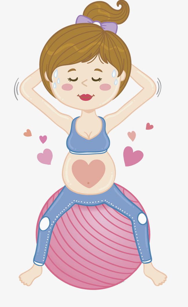 Exercise Pregnant Women PNG, Clipart, Cartoon, Cartoon Hand Drawing, Colours, Decorative, Decorative Pattern Free PNG Download