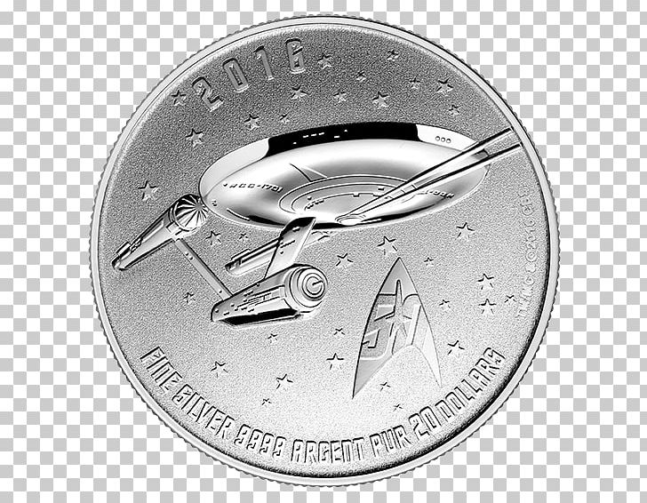 Silver Coin Royal Canadian Mint Star Trek PNG, Clipart, Canadian Dollar, Canadian Silver Maple Leaf, Coin, Coin Collecting, Commemorative Coin Free PNG Download