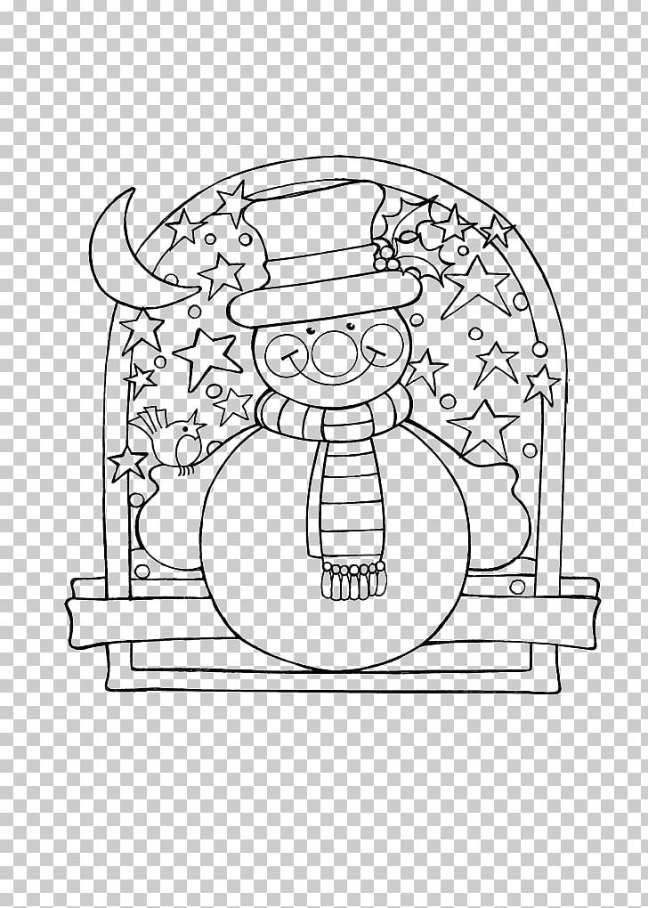 Black And White Line Art Snowman PNG, Clipart, Angle, Area, Art, Black, Cartoon Free PNG Download
