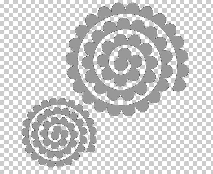 Paper Cricut Flower Rose Quilling PNG, Clipart, Area, Black And White, Circle, Craft, Cricut Free PNG Download