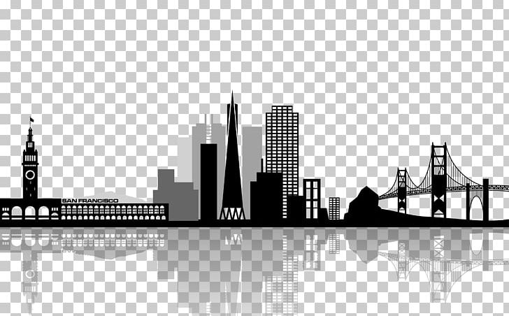 San Francisco Skyline PNG, Clipart, Animals, Art, Black And White, City, Cityscape Free PNG Download