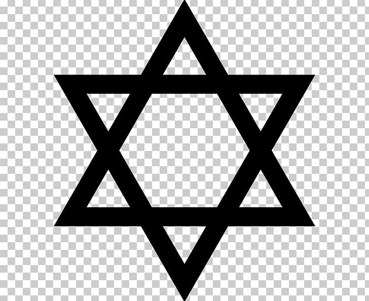 The Star Of David Judaism Jewish People PNG, Clipart, Angle, Area, Black, Black And White, Brand Free PNG Download