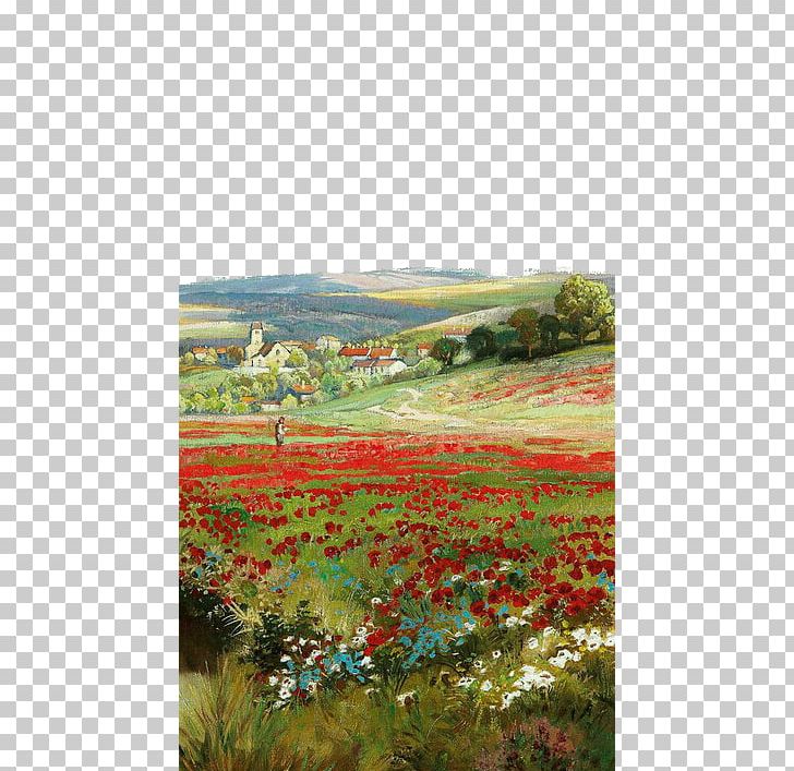 Vienna Landscape Painting Euro Oil Painting PNG, Clipart, Color, Coquelicot, Farm, Flower, Handpainted Flowers Free PNG Download