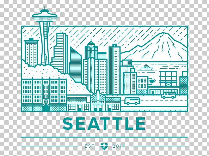 Dropbox Seattle Dribbble Illustration PNG, Clipart, Area, Blog, Brand, Building, Buildings Free PNG Download