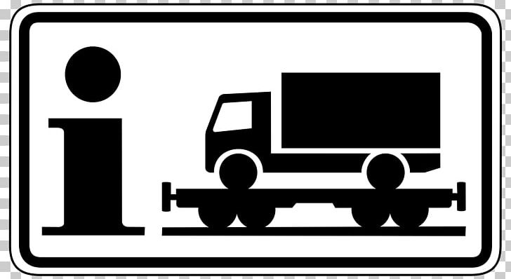 Traffic Sign Train Truck Transport PNG, Clipart, Area, Black And White, Brand, Information, Line Free PNG Download
