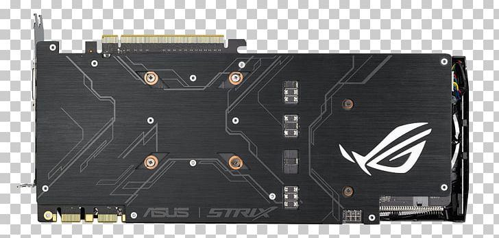 Graphics Cards & Video Adapters NVIDIA GeForce GTX 1070 Ti GDDR5 SDRAM PNG, Clipart, Asus, Auto Part, Black, Electronics, Geforce Free PNG Download