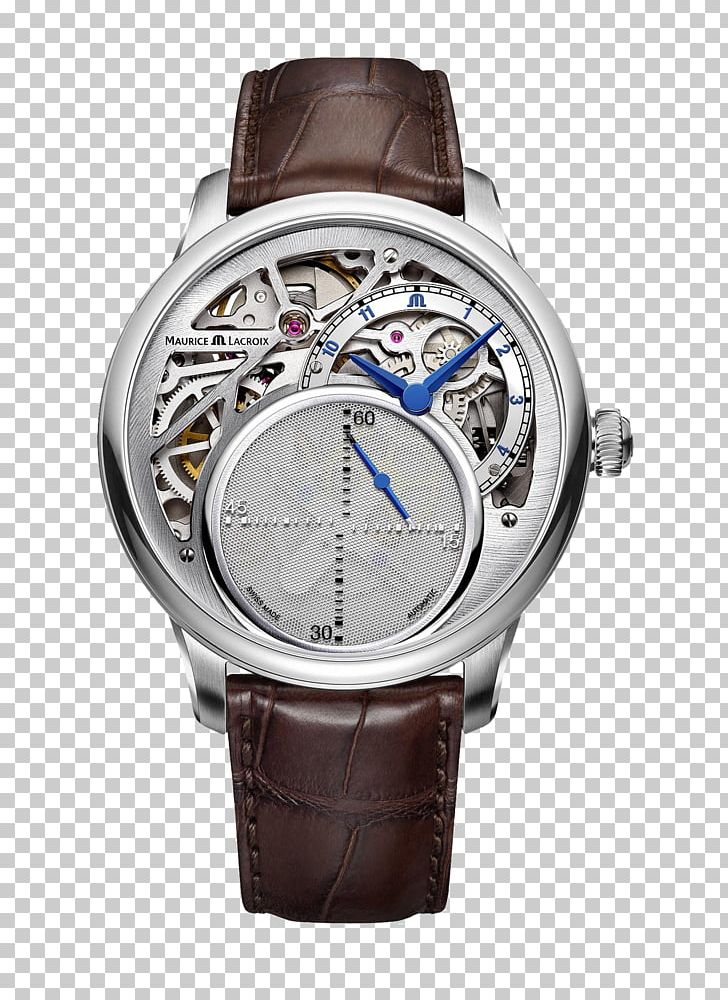 Maurice Lacroix Masterpiece Skeleton Automatic Watch Watch Strap PNG, Clipart, Accessories, Automatic Watch, Baselworld, Black Leather Strap, Bracelet Free PNG Download