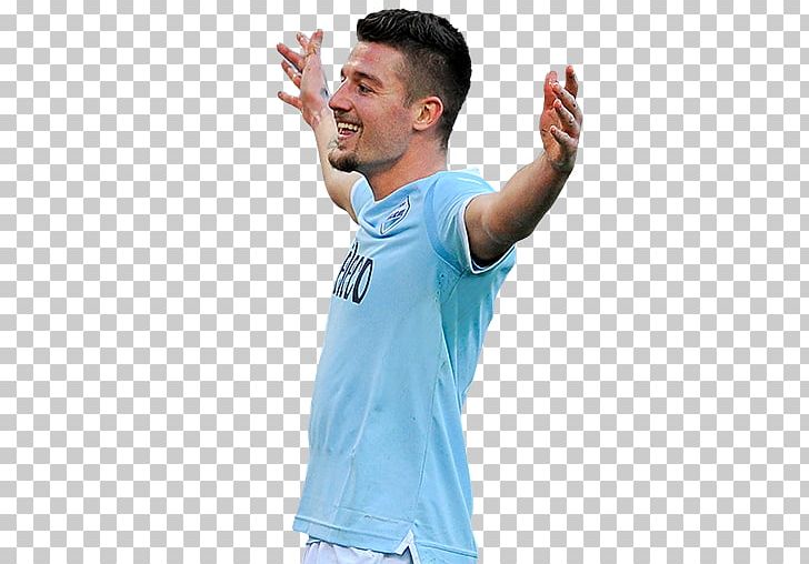 Sergej Milinković-Savić FIFA 18 2018 World Cup Serbia National Football Team T-shirt PNG, Clipart, 2018 World Cup, Arm, Clothing, Electric Blue, Fifa Free PNG Download