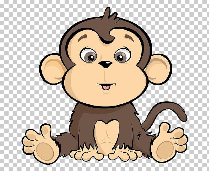 monkey cartoon drawing