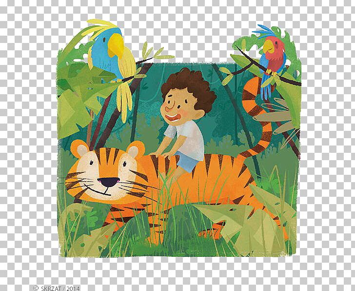 Tiger Child Illustrator Cartoon Illustration PNG, Clipart, Adult Child, Animal, Animals, Art, Behance Free PNG Download
