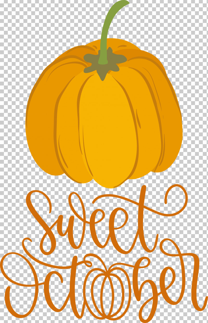 Sweet October October Fall PNG, Clipart, Autumn, Calabaza, Fall, Flower, Fruit Free PNG Download