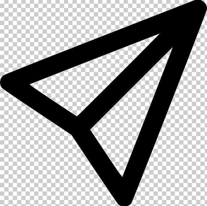 Paper Plane Airplane Computer Icons PNG, Clipart, Airplane, Angle, Black, Black And White, Computer Icons Free PNG Download