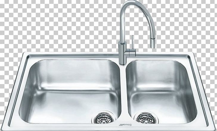 Stainless Steel Smeg Kitchen Sink PNG, Clipart, American Iron And Steel Institute, Bathroom, Garbage Disposals, Hardware, Home Appliance Free PNG Download