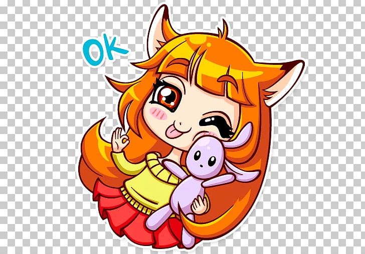 Sticker Telegram Alice The Fox Text PNG, Clipart,  Free PNG Download