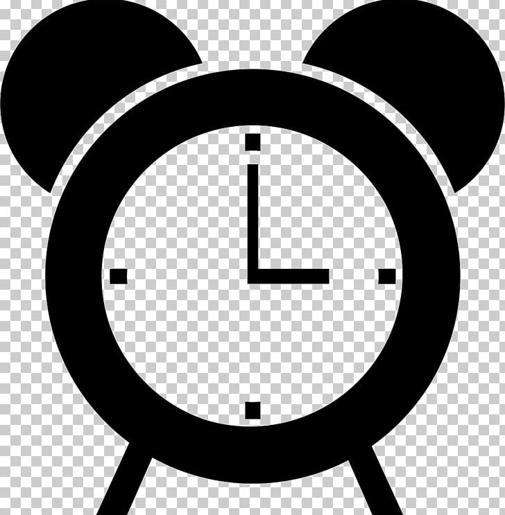 Alarm Clocks Computer Icons Portable Network Graphics PNG, Clipart, Alarm Clock, Alarm Clocks, Area, Black And White, Circle Free PNG Download