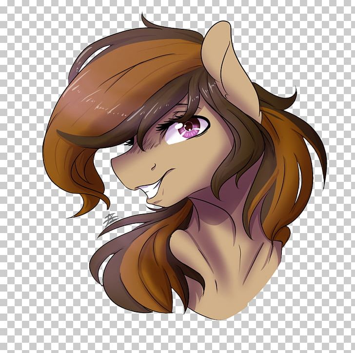 Pony Horse Nose Legendary Creature PNG, Clipart, Animals, Anime, Brown, Brown Hair, Cartoon Free PNG Download