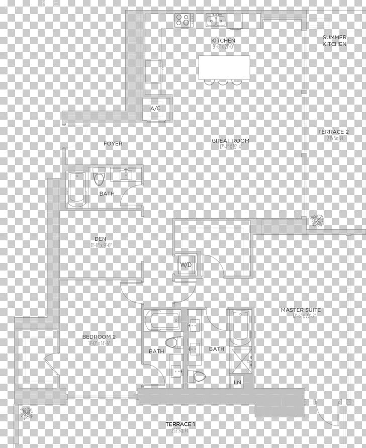 Echo Brickell 3D Floor Plan PNG, Clipart, 3d Floor Plan, Angle, Area, Black And White, Brickell Free PNG Download