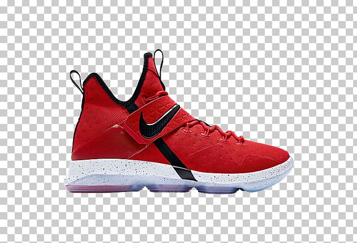 Lebron 14 University Red Nike Basketball Shoe Air Jordan Png