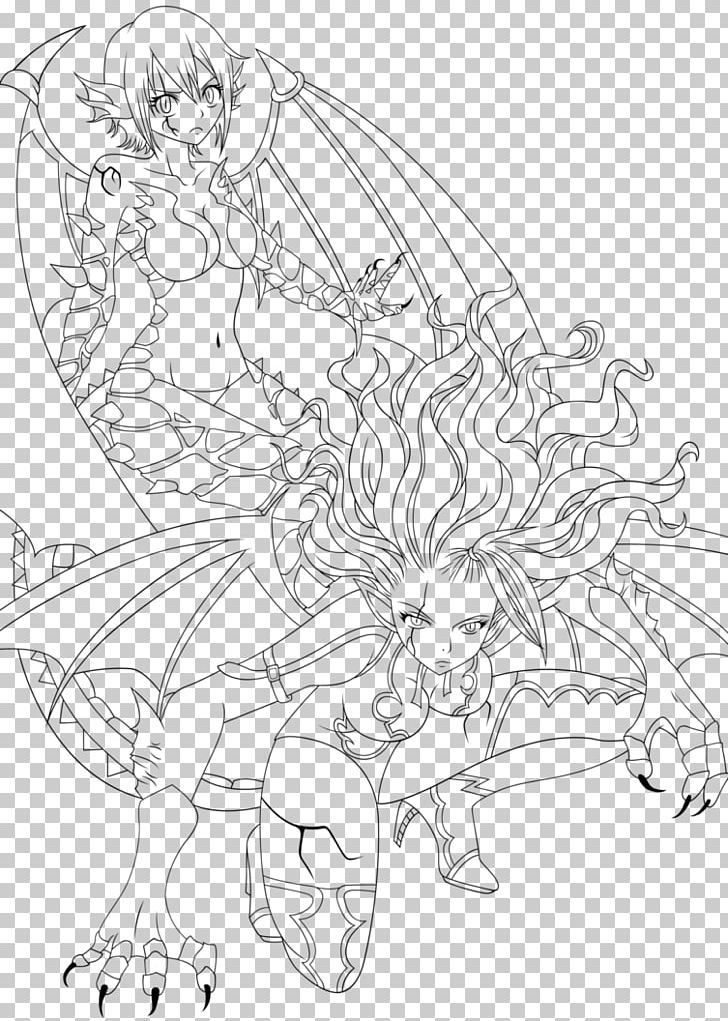 Line Art Drawing Demon Coloring Book PNG, Clipart, Adult, Angel, Art, Artwork, Black Free PNG Download