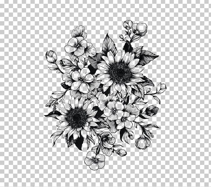 Sleeve Tattoo Flower Drawing PNG, Clipart, Art, Black, Cartoon, Dahlia, Flower Arranging Free PNG Download