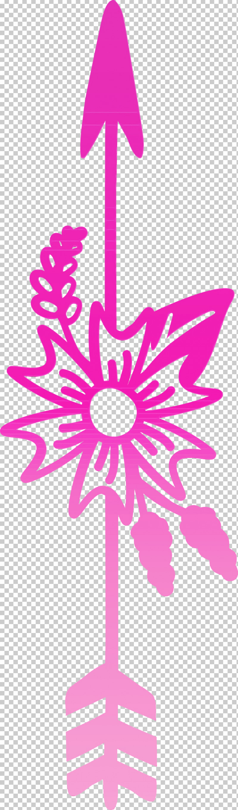 Pink Magenta Plant Petal Flower PNG, Clipart, Boho Arrow, Flower, Flower Arrow, Magenta, Paint Free PNG Download