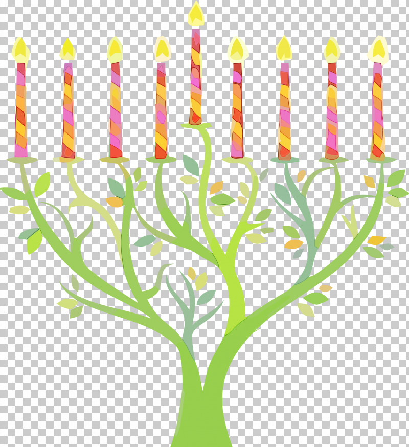 Plant Flower Pedicel Plant Stem Cut Flowers PNG, Clipart, Cut Flowers, Flower, Hanukkah, Hanukkah Candle, Happy Hanukkah Free PNG Download