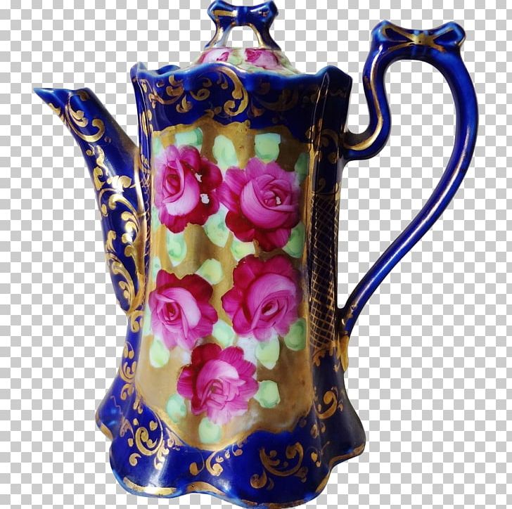 Jug Vase Porcelain Pitcher Teapot PNG, Clipart, Artifact, Ceramic, Chocolate, Drinkware, Flowers Free PNG Download