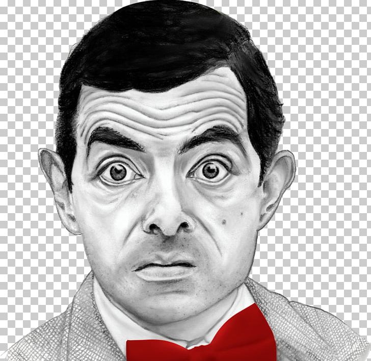 Rowan Atkinson Mr. Bean Drawing Portrait Sketch PNG, Clipart, Actor, Art, Bean, Black And White, Cheek Free PNG Download