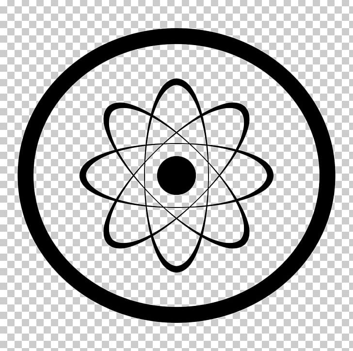 Atomic Nucleus Computer Icons Chemistry PNG, Clipart, Atomic, Atomic Nucleus, Black, Black And White, Bohr Model Free PNG Download