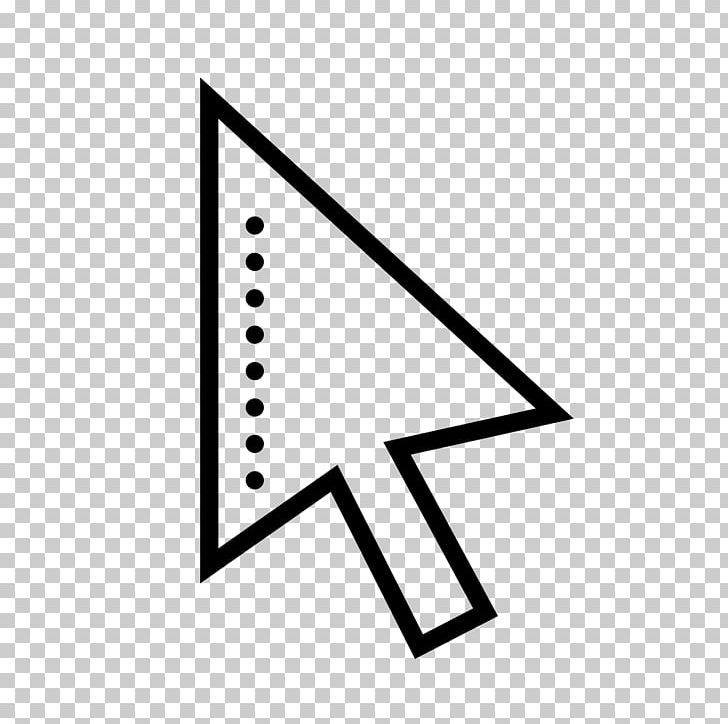 Computer Mouse Pointer Computer Icons Arrow PNG, Clipart, Angle, Area, Arrow, Black, Black And White Free PNG Download