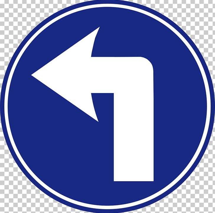 Traffic Sign Turn On Red Symbol Left Turn Ahead PNG, Clipart, Angle, Area, Blue, Brand, Circle Free PNG Download