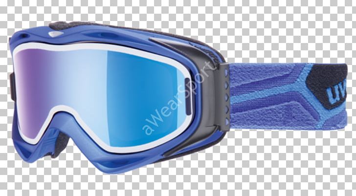 Goggles Skiing UVEX Ski & Snowboard Helmets Snowboarding PNG, Clipart, Aqua, Azure, Backcountry Skiing, Blue, Cobalt Blue Free PNG Download