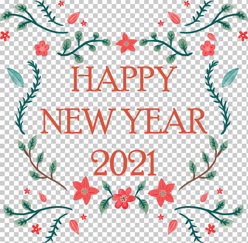 2021 Happy New Year New Year 2021 Happy New Year PNG, Clipart, 2021 Happy New Year, Christmas Ornament, Floral Design, Flower, Happy New Year Free PNG Download