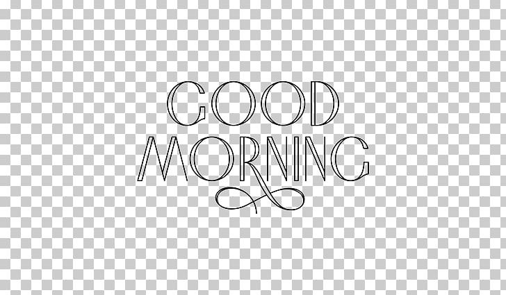 Morning Typography Greeting PNG, Clipart, Area, Black And White, Brand, Calligraphy, Circle Free PNG Download