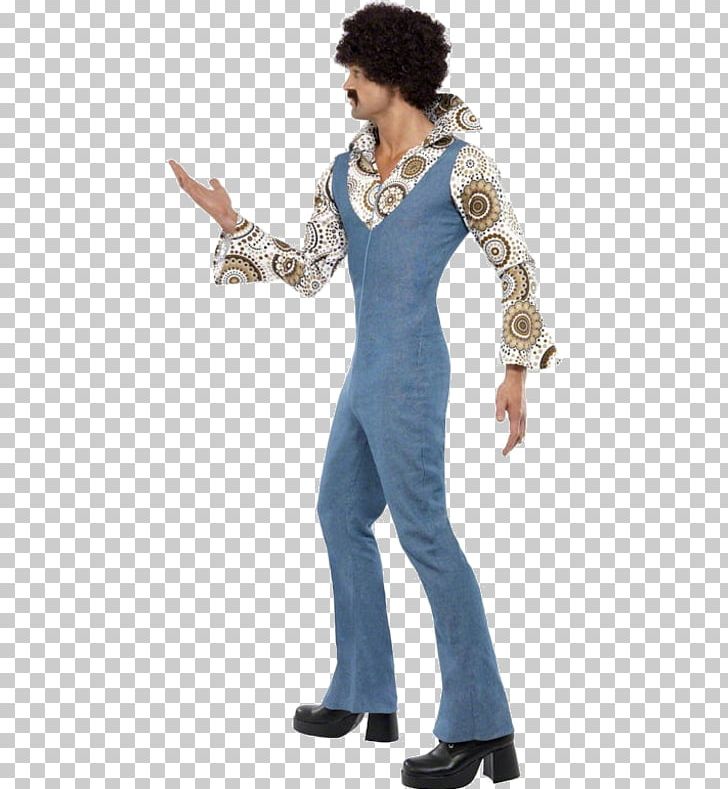 1970s Groovy Dancer Costume Blue Jumpsuit With Attached Mock Shirt L Smiffys Disco PNG, Clipart, 1970s, Adult, Clothing, Costume, Costume Design Free PNG Download